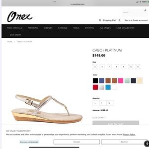 Onex women thong sandals size 6